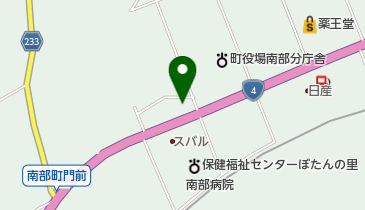 門前簡易郵便局の地図画像