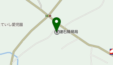 建石簡易郵便局の地図画像
