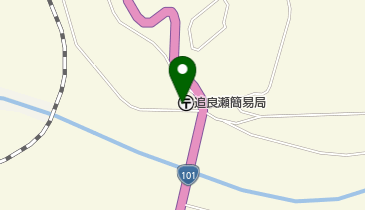 追良瀬簡易郵便局の地図画像