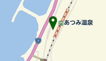 温海郵便局の地図画像