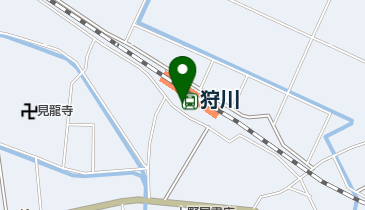 狩川郵便局の地図画像