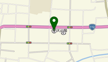 大山郵便局の地図画像