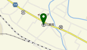 三瀬郵便局の地図画像