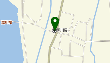 黒川郵便局の地図画像