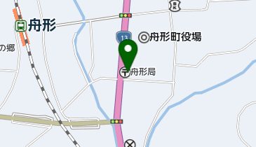 舟形郵便局の地図画像