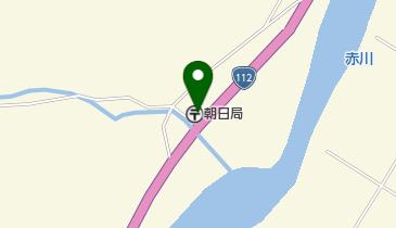 朝日郵便局の地図画像