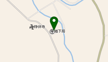 楢下郵便局の地図画像