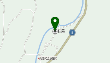 荻郵便局の地図画像