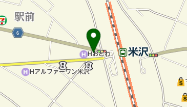 米沢駅前郵便局の地図画像