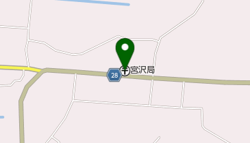 宮沢郵便局の地図画像