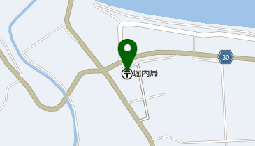 堀内郵便局の地図画像