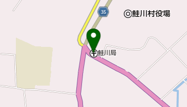 鮭川郵便局の地図画像