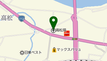 高松郵便局の地図画像