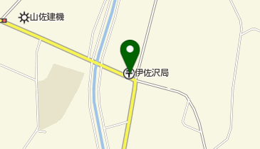 伊佐沢郵便局の地図画像