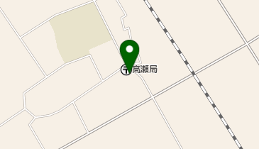 高瀬郵便局の地図画像