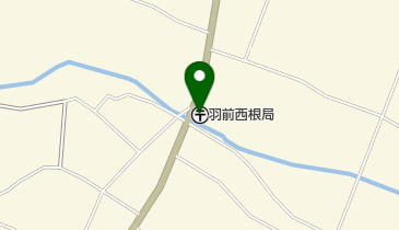 羽前西根郵便局の地図画像