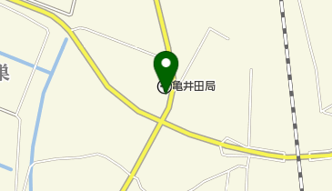 亀井田郵便局の地図画像