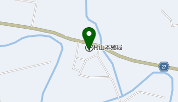 村山本郷郵便局の地図画像