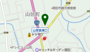 酒田山居町郵便局の地図画像