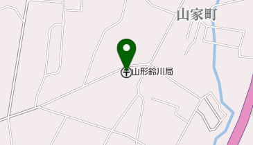 山形鈴川郵便局の地図画像