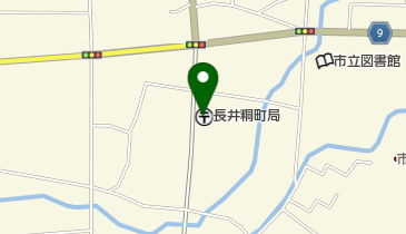 長井粡町郵便局の地図画像