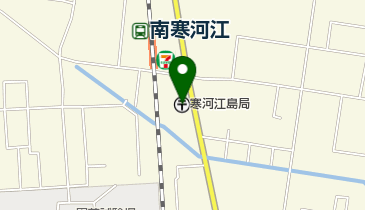 寒河江島郵便局の地図画像