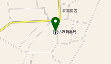杉沢簡易郵便局の地図画像