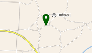 升川簡易郵便局の地図画像