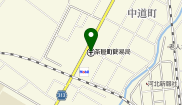 茶屋町簡易郵便局の地図画像