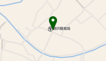 野沢簡易郵便局の地図画像