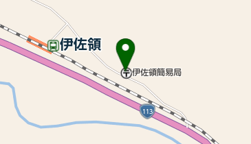 伊佐領簡易郵便局の地図画像