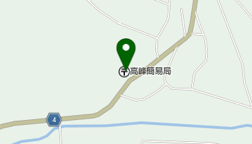 高峰簡易郵便局の地図画像