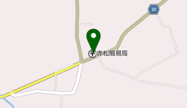 赤松簡易郵便局の地図画像