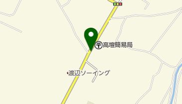 高壇簡易郵便局の地図画像