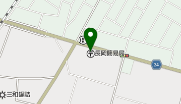 長岡簡易郵便局の地図画像