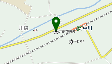 小岩沢簡易郵便局の地図画像