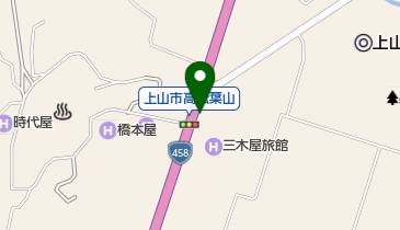 上山高松簡易郵便局の地図画像