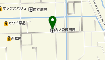 内ノ袋簡易郵便局の地図画像