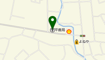 平鹿郵便局の地図画像