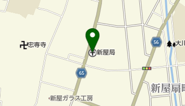 新屋郵便局の地図画像