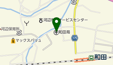 和田郵便局の地図画像