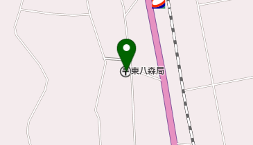 東八森郵便局の地図画像
