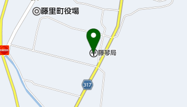 藤琴郵便局の地図画像