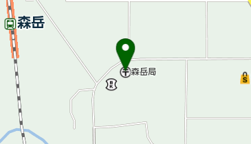 森岳郵便局の地図画像