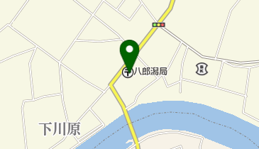 八郎潟郵便局の地図画像