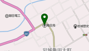 亀田郵便局の地図画像