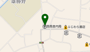 西馬音内郵便局の地図画像