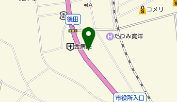 象潟郵便局の地図画像
