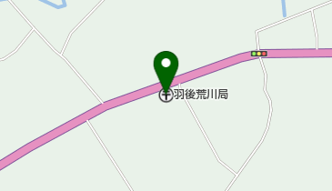 羽後荒川郵便局の地図画像