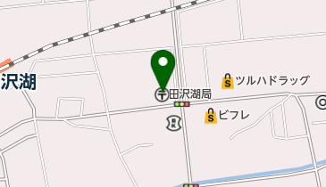田沢湖郵便局の地図画像
